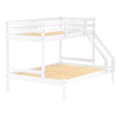 Beliche Casal/Solteiro Eco Madeira Maciça Branco Mobilistore