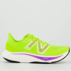 Tênis New Balance Fuelcell Rebel V3 Feminino Verde Fluor-Feminino