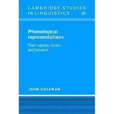 Livro - Phonological Representations -Their Names, Forms and Powers