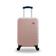 Mala Rígida De Fibra 360° Tamanho Bordo - Gladiador A7 - Rosé