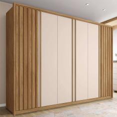 guarda-roupa casal sevilha 6 pt 6 gv buriti e off white