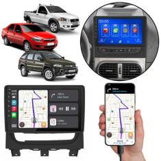 Kit Multimidia Carplay 9" Palio Weekend Siena El Strada 2012-2020 MP5 