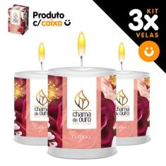 Kit 3x Vela Aromática Vela Perfumada - Várias Opçoes Perfume Aromatera