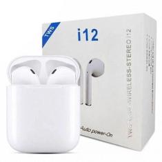 Fone De Ouvido Bluetooth 5.0 I12 Tws Pronta Lacrado