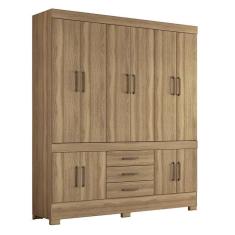 Guarda Roupa Casal New Murano 10 Portas e 3 Gavetas - Demóbile