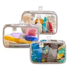 Kit 3 Necessaires Perfumes Óculos Escuros Maquiagem Acessórios praia P