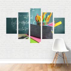 Quadro Profissões Professor Escola Docente Educação Canvas - Plinplin