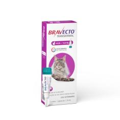 Bravecto® Gatos Transdermal 500mg - Antipulgas - Gatos de 5,25 a 12,5kg - 1 Pipeta 1,79ml - MSD Saúde Animal