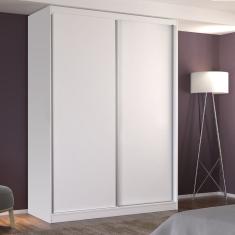 Guarda Roupa Solteiro 2 Portas De Correr Foscarini Branco