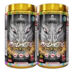 Kit 2X Pre Treino Psichotic Demon Gold 500G - Demons Lab