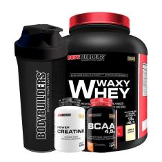 Kit Waxy Whey 2Kg+ Bcaa 4,5 100G+ Power Creatina 100G