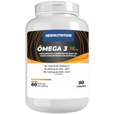 Ômega 3 Plus - 60 Cápsulas NewNutrition-Unissex