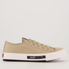 Tênis Coca Cola Daytona Feminino Caqui-Feminino