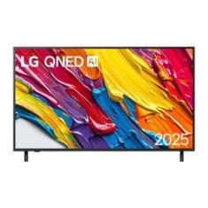 Smart TV 86” 4K LG QNED 86QNED82ASG Processador a7 Gen8 Dolby Atmos WebOS 25 Charcoal Black Preto / Bivolt