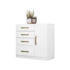 Cômoda 4 Gavetas 1 Porta Vênus Moval