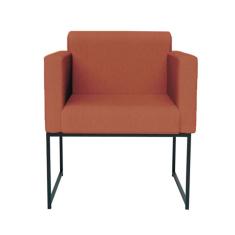 Poltrona Sara Suede Terracota