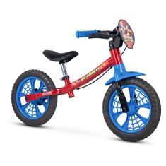 Bicicleta Infantil Balance Bike sem Pedal Spider Man, Nathor