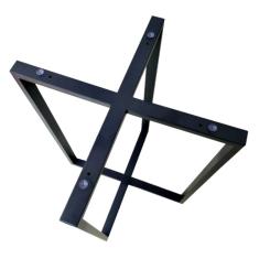 Base X para Mesa e Escrivaninha Estilo Industrial