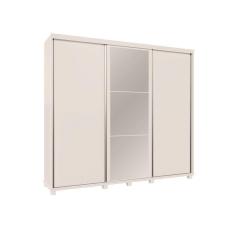 Guarda Roupa 3 Portas De Correr Berlin Branco Camas Fênix