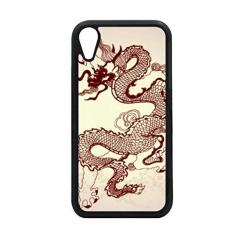 Capa com desenho de dragão chinês para iPhone XR para proteção de telefone da Apple