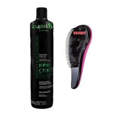 Máscara Matizadora  Platinum Green Efeito Perolado 300ml Souple Liss