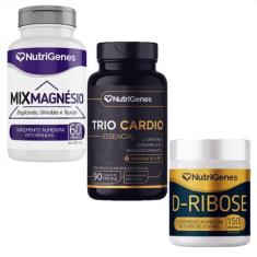 Trio Cardio + D Ribose + Mix Magnésio - Nutrigenes