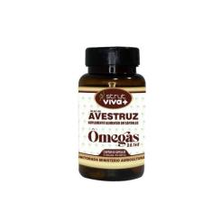 Oleo de avestruz 60caps 1.000mg  strut omega 3 6 7 9 - Genuinamente St