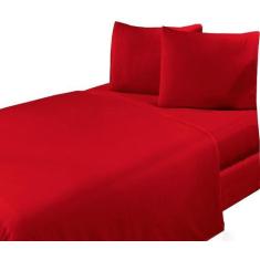 Lençol para Baixo + 2 Fronhas - 100% Poliéster - 1,88m X 1,38m - Doce 