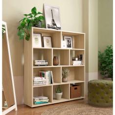 Estante Com 10 Nichos Artely Book Cor Naturale