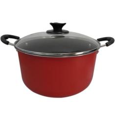 Caçarola Antiaderente 26 cm Vermelha - Dona Chefa