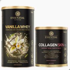 Kit Vanilla Whey Protein 450g + Collagen Skin 330g Essential - Essenti
