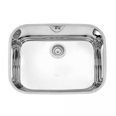 Cuba de embutir Tramontina Lavínia 48 BL em aço inox alto brilho 48x34 cm