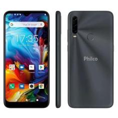 Smartphone Philco Hit P10 - 128GB 4GB RAM Octa-core Tela 6,2&quot; 3 Câmeras - Cinza Espacial