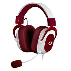 Headset Gamer Redragon Hero Vermelho E Branco P2 P3 - H530-R