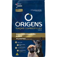 Ração Seca Origens Premium Especial Raças Específicas para Cães Filhotes das Raças Bulldog Francês e Pug - 1 Kg