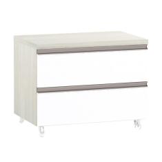 Mesa de Cabeceira Luciane 2 Gavetas Prime Plus 60 cm