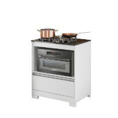 Balcão Cooktop para fogão de até 4 Bocas 1 Gaveta NT 3110 Notável Móveis
