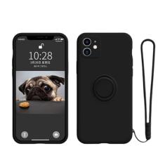 Capa de silicone para samsung galaxy a54 a53 a33 a73 a34 a14 a32 a52 a42 a12 a72 a13 a23 a24 a51 a71 4g 5g anel suporte do telefone capa, preto, para a50