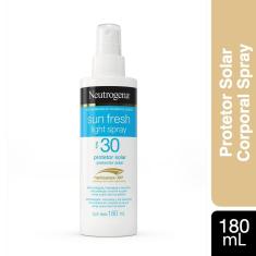 Protetor Solar Corporal Spray Neutrogena Sun Fresh FPS30 180ml