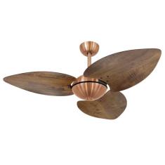 Ventilador Teto Volare Cobre Dunamis S3 Rádica Imbuia 110V, 110V