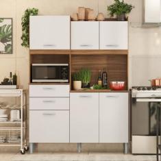 Cozinha Compacta 6 Portas 2 Gavetas Harmonia Demóbile - Demobile, Amên