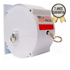 Varal Recolhível Trevisan Retrátil De Parede 30m Branco Seca Fácil