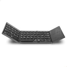 BDNET, Teclado Bluetooth Dobrável Touchpad Para Celular Tablet Pc
