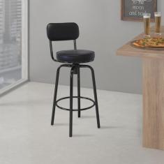 Conjunto 02 Banquetas Giratória em Aço Capadócia Yescasa