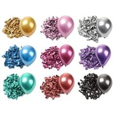 Balão Cromado Alumínio Sortido - 5 Polegadas - 25 Unidades