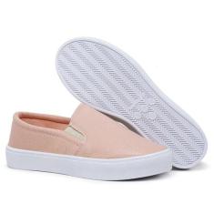 Tênis Slip On Casual Ecológico Macio e Confortavél Combina Com Tudo - 