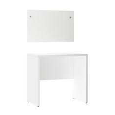 Escrivaninha Multiuso Compact e Painel 80cm Prime Branco