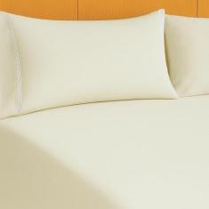 Kit Jogo De Lençol Casal 03 Peças 400 Fios Fronha Ponto Palito - CASA 