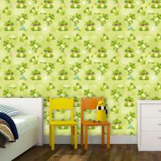 Papel de Parede Auto Adesivo Lavável Diversos d0035 Sapos - Final Deco