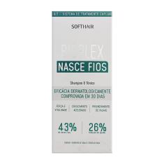 Kit Soft Hair Bioplex Nasce Fios Shampoo 300ml + Tônico 60ml